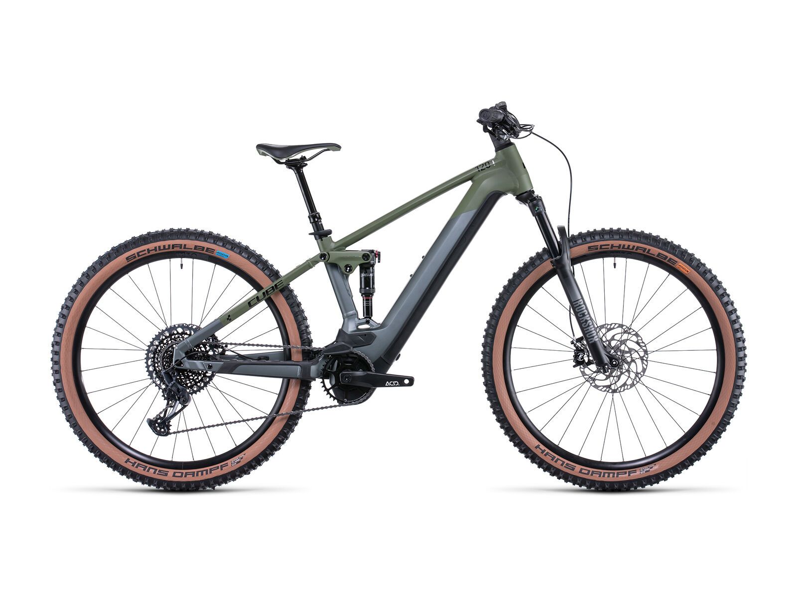 Cube Stereo Hybrid 120 TM 750 29, flashgrey´n´olive - Bild 1