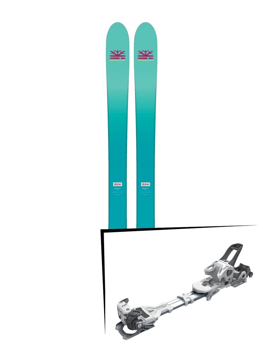 Set: DPS Skis Nina F99 Foundation 2018 + Tyrolia Ambition 12 AT solid white black - Bild 1