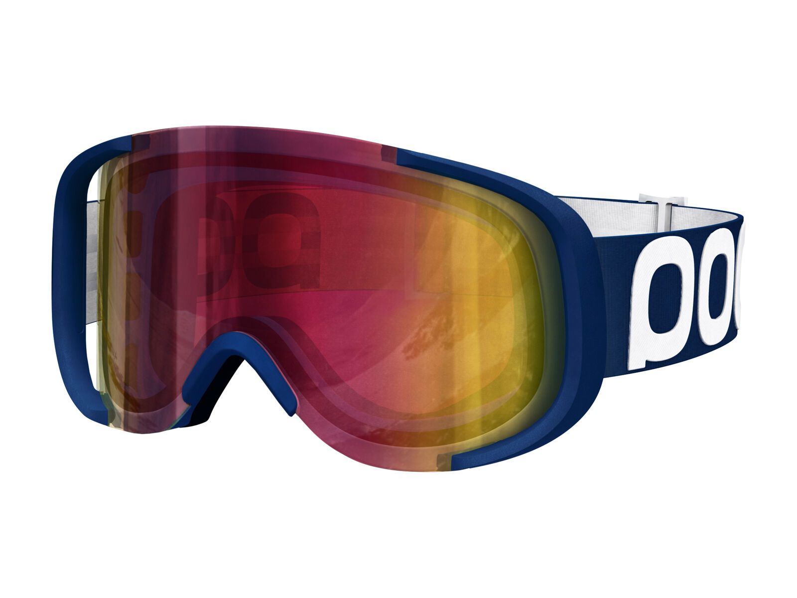 POC Cornea, lead blue/Lens: persimmon red mirror - Bild 1