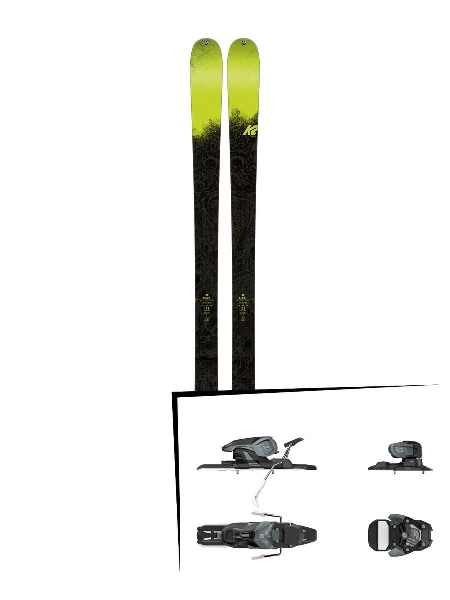 Set: K2 SKI Sight 2018 + Salomon Warden 11 dark grey/black - Bild 1