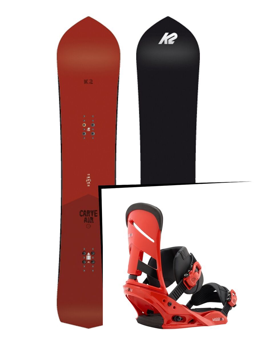Set: K2 Carve Air 2017 + Burton Mission (1712888S) - Bild 1