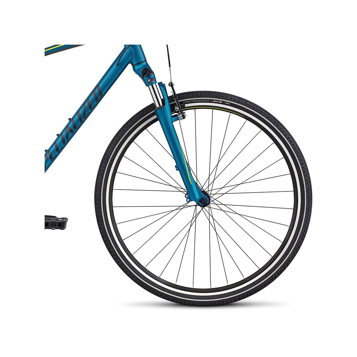 Specialized Crosstrail, marine blue/nearly black/hyper green reflective - Bild 2