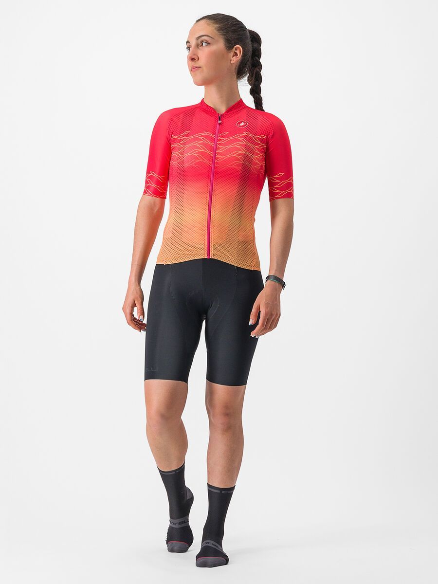Castelli Climber's 2.0 W Jersey, hibiscus/soft orange - Bild 8