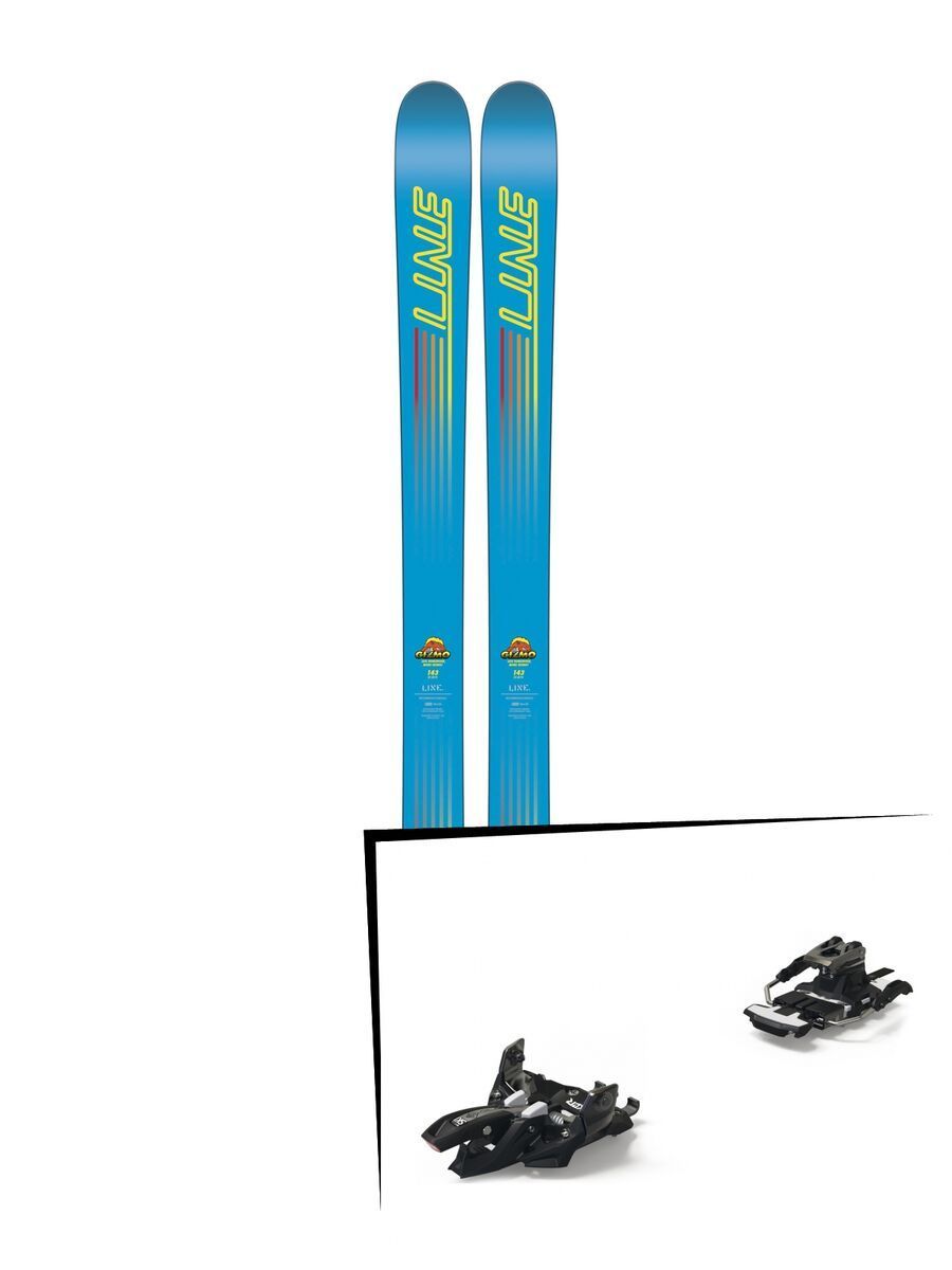 Set: Line Gizmo 2018 + Marker Alpinist 9 Long Travel black/titanium - Bild 1