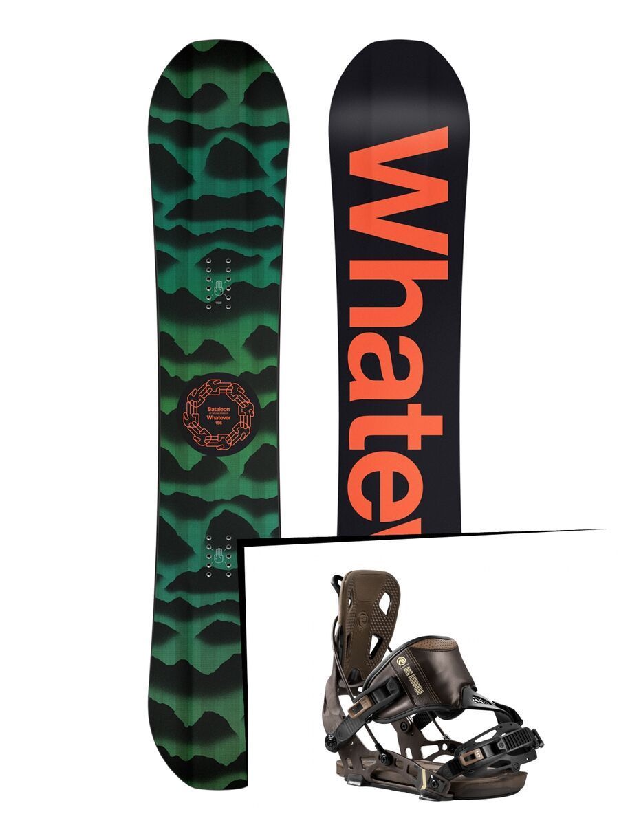 Set: Bataleon Whatever 2017 + Flow NX2-Redwood Hybrid (1718324S) - Bild 1