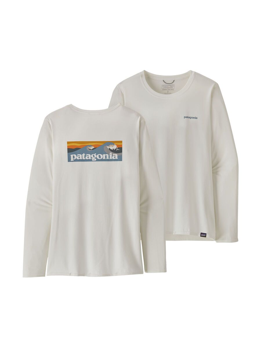 Patagonia Women's Long-Sleeved Capilene Cool Daily Graphic Shirt Waters, light plume grey/white - Bild 3