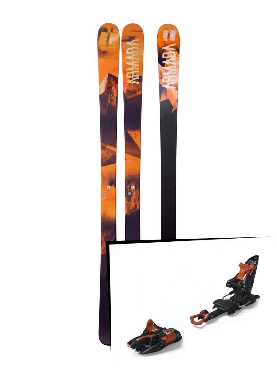 Set: Armada Invictus 85 2018 + Marker Kingpin 13 black/copper - Bild 1