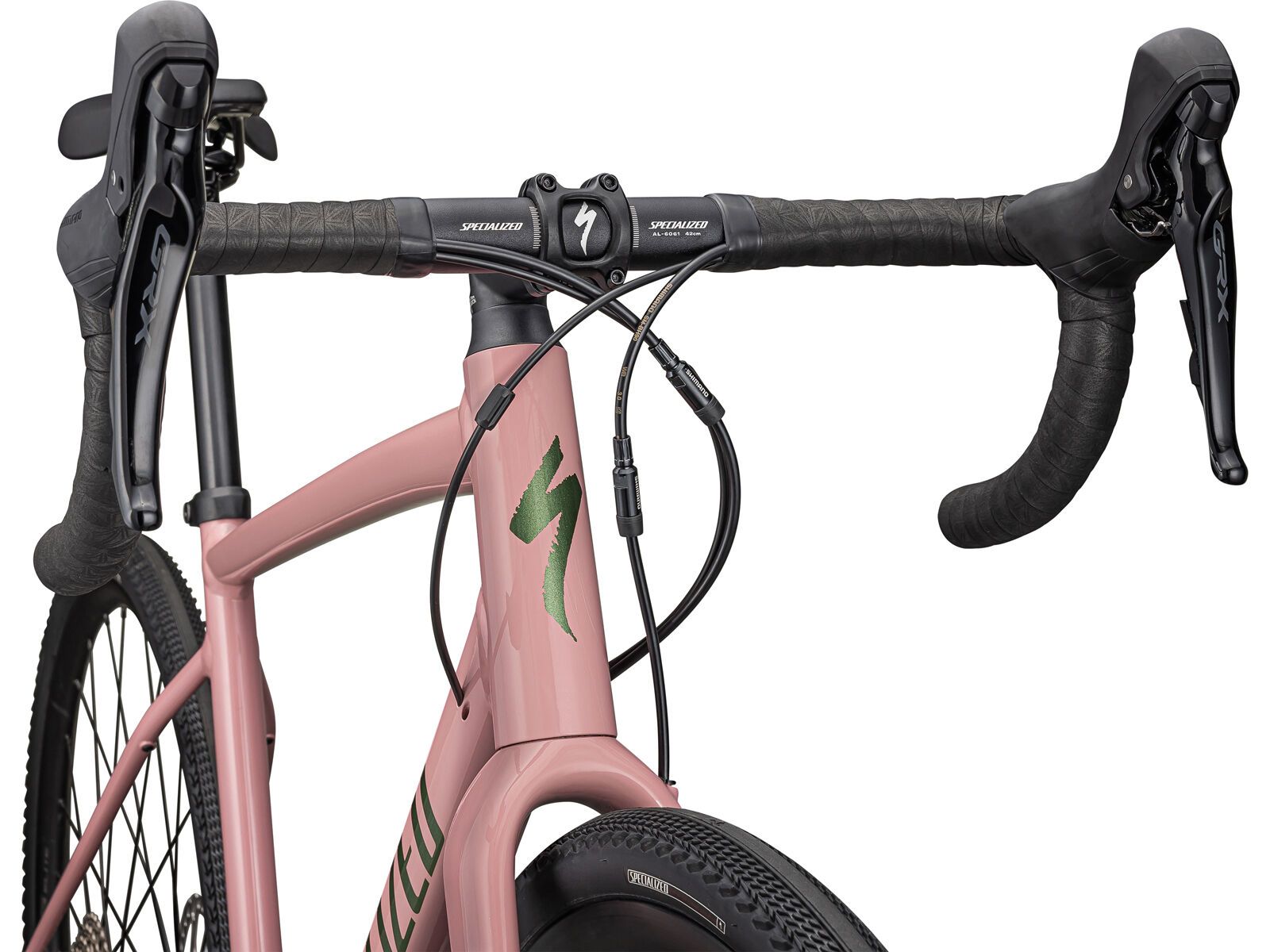 Specialized Diverge E5 Elite, gloss dusky pink/cypress green metallic - Bild 5