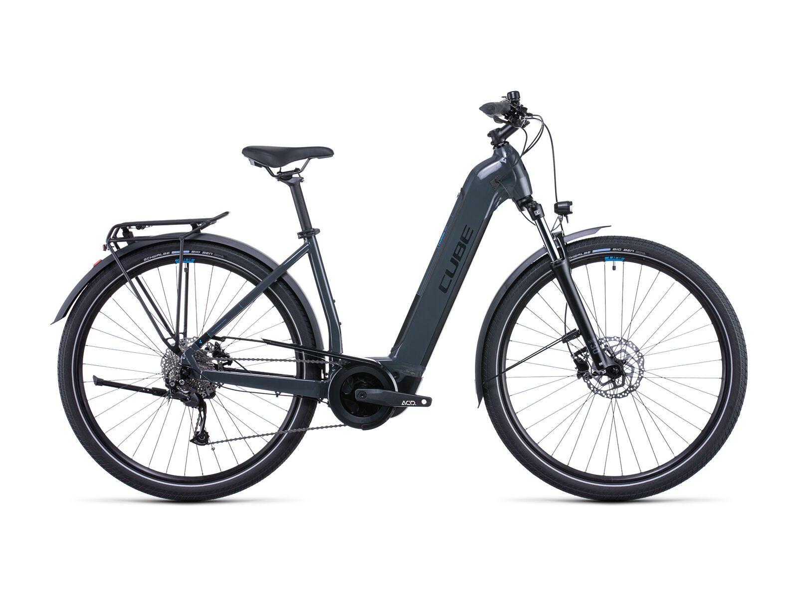 Cube Touring Hybrid One 500 Easy Entry, grey´n´blue - Bild 1