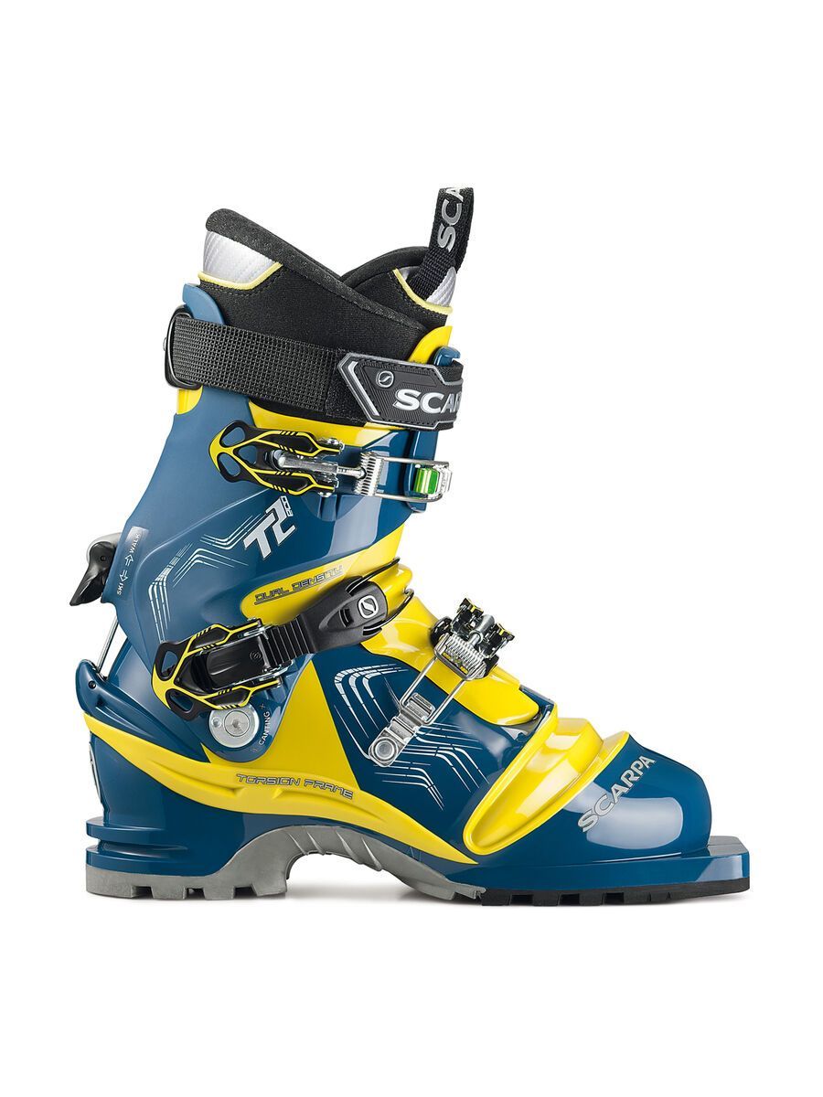 Scarpa T2 Eco, true blue/acid green - Bild 1