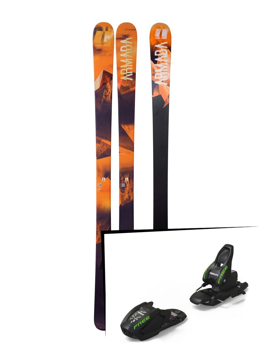 Set: Armada Invictus 85 2018 + Marker Free 7 black - Bild 1