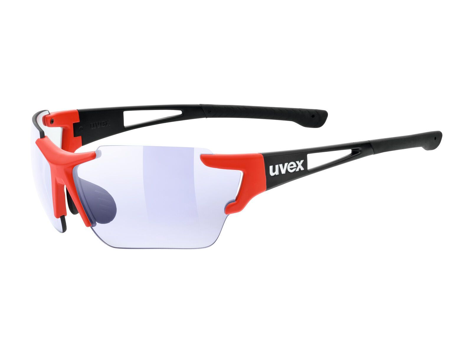 uvex sportstyle 803 race v, black red mat/Lens: variomatic litemirror blue - Bild 1