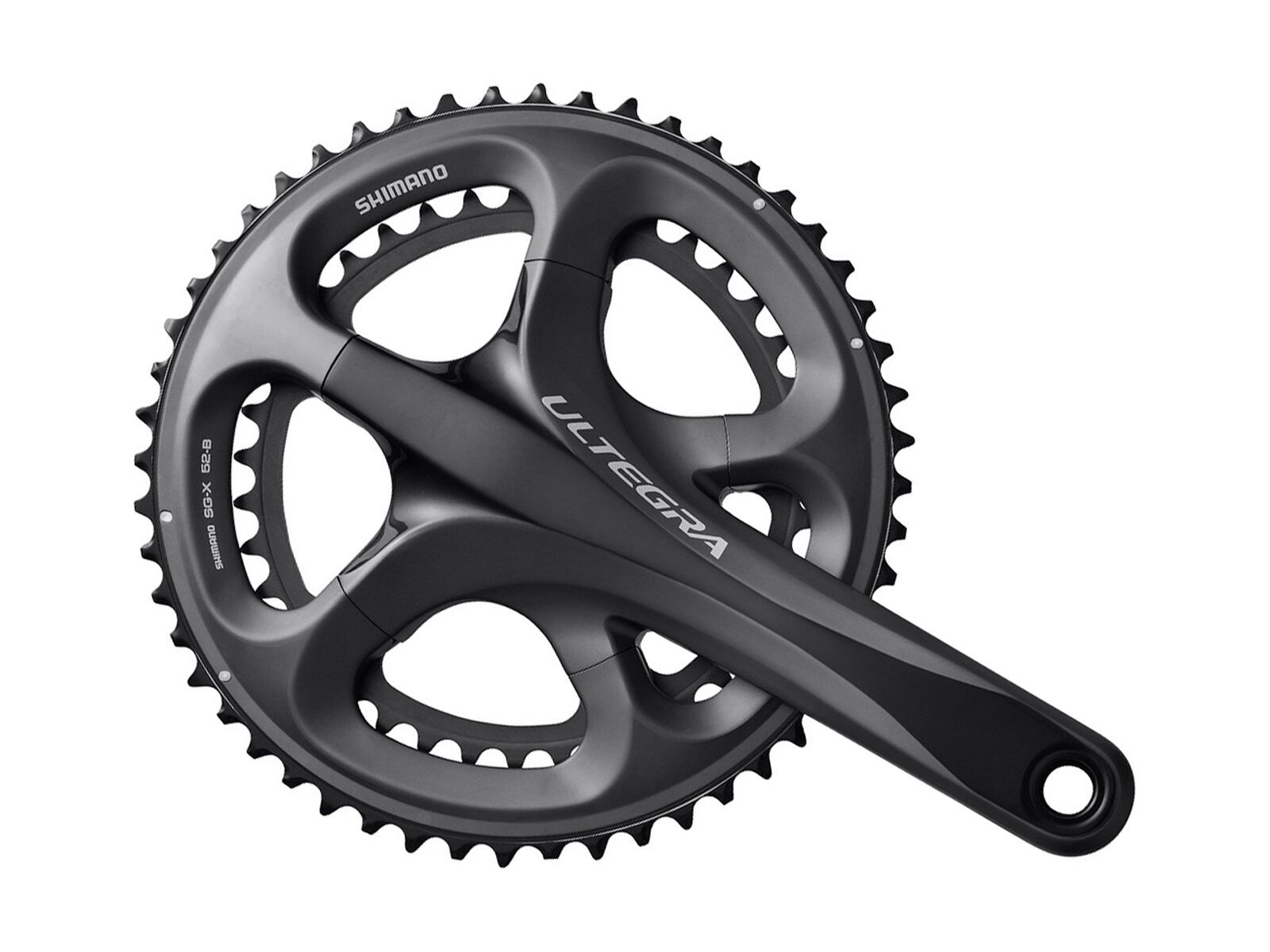 Shimano Kurbelgarnitur Ultegra FC-6700 2x10 - 53/39, grau - Bild 1