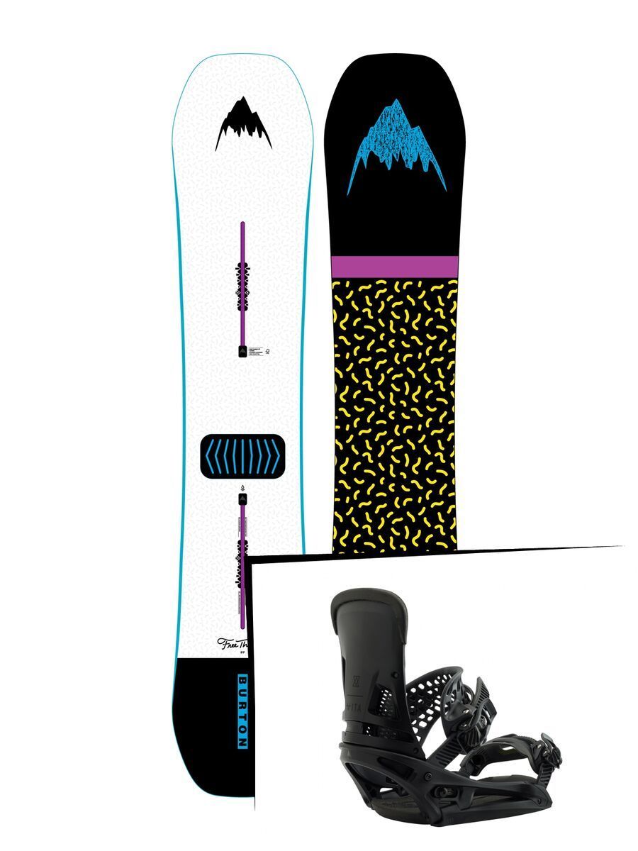 Set: Burton Free Thinker 2019 + Burton Malavita EST brackish - Bild 1