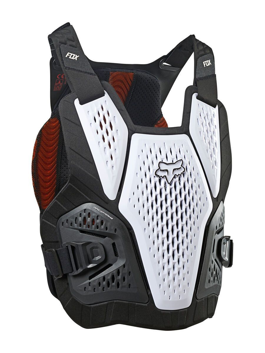 Fox Raceframe Impact Soft Back Guard D3O, white - Bild 2