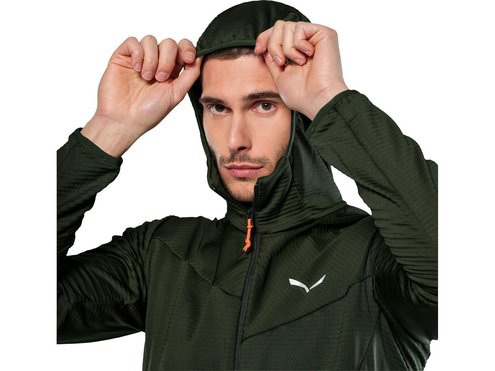 Salewa Puez Altavia Polarlite Kapuzenjacke Herren, dark olive - Bild 6