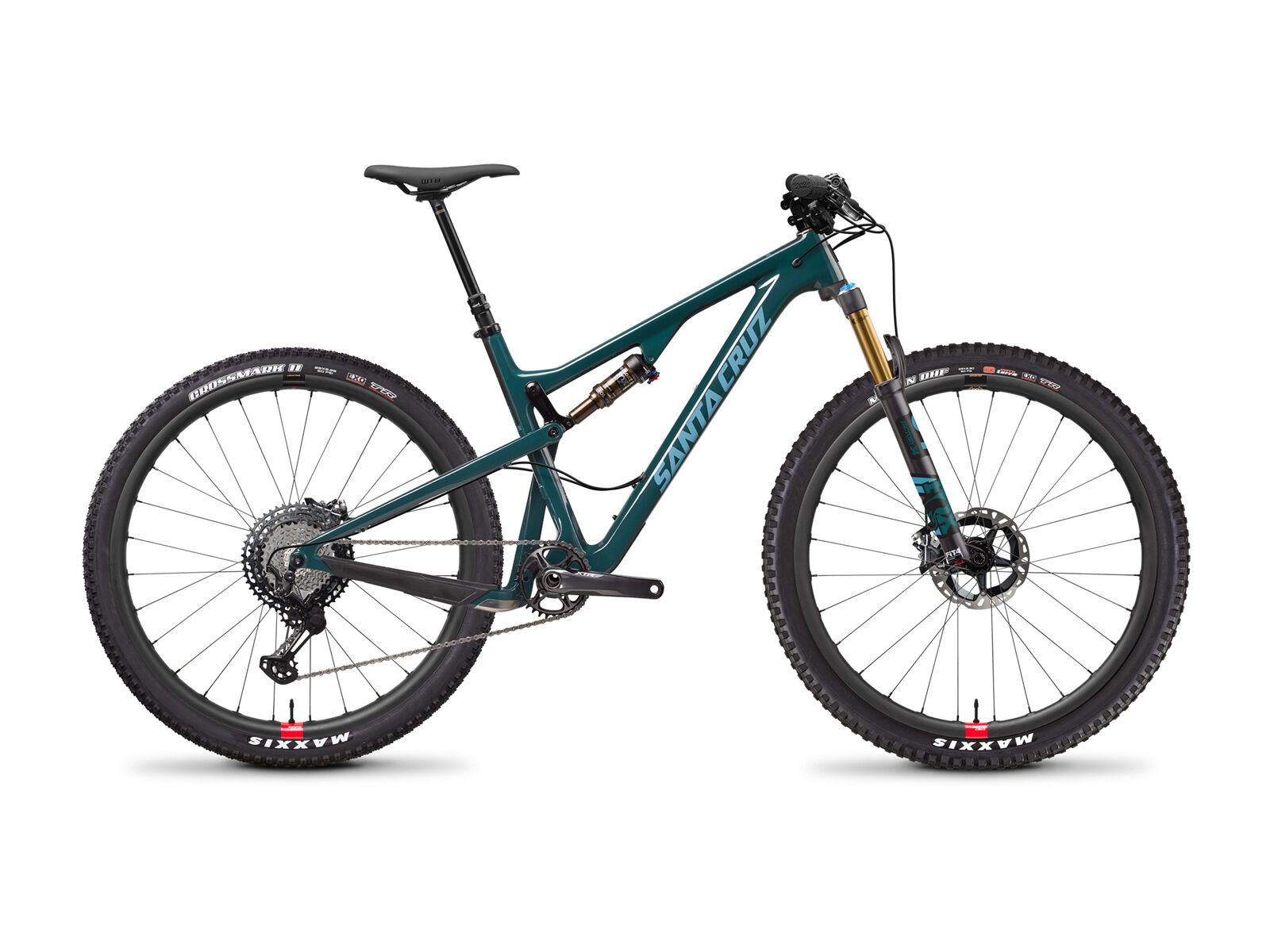 Santa Cruz Tallboy CC XTR Reserve, forest green and baby blue - Bild 1