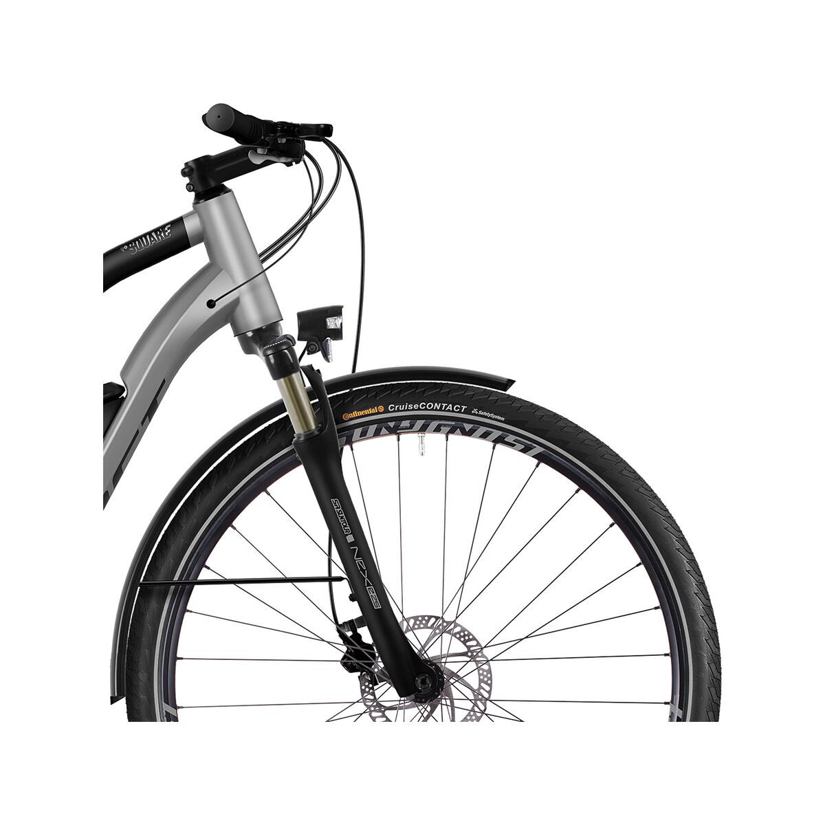 Ghost Hybride Square Trekking B2.8 W AL, iridium silver/jet black - Bild 7