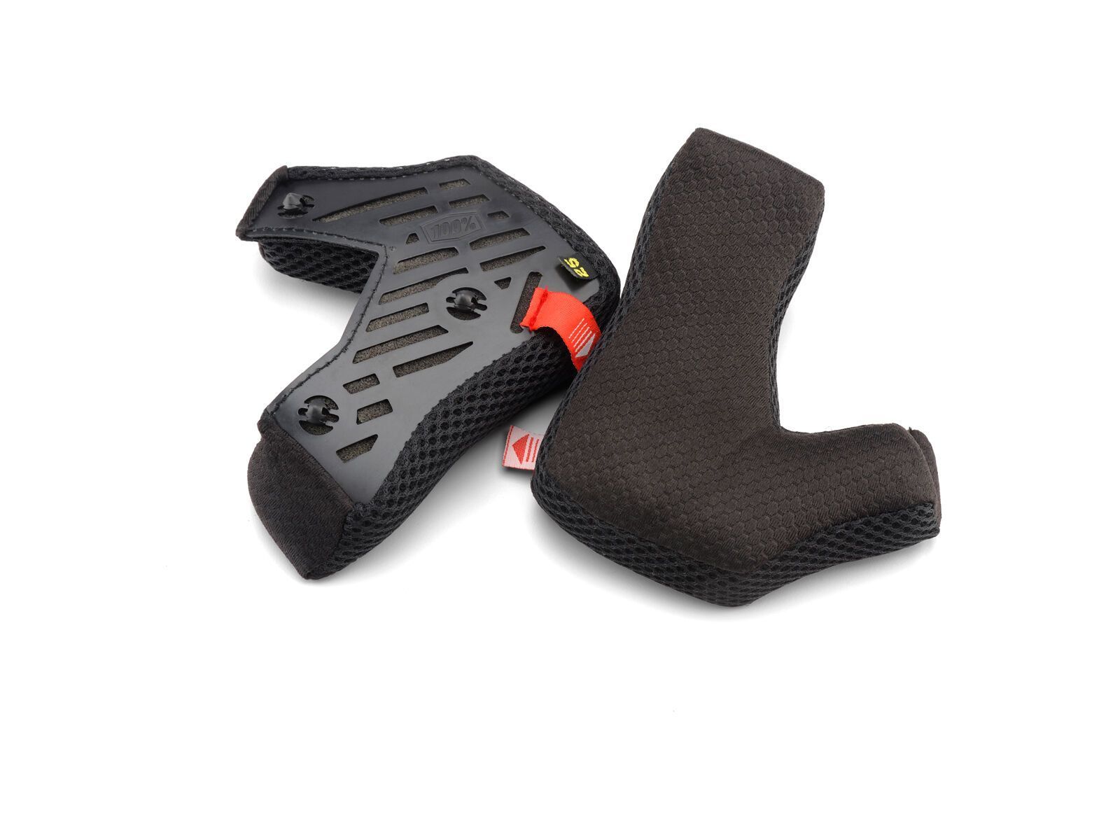 100% Aircraft Cheek Pad Kit - 30mm XS,L, black - Bild 1