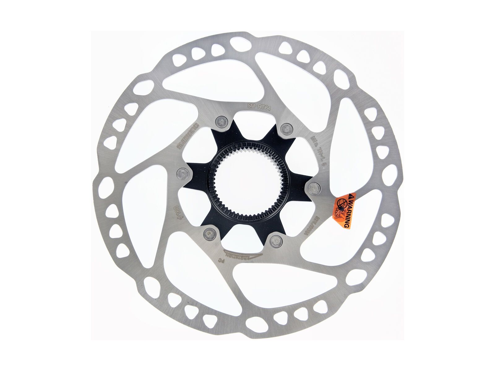 Shimano SM-RT64 Bremsscheibe Center Lock - 160 mm / Magnet-Lockring - Bild 1