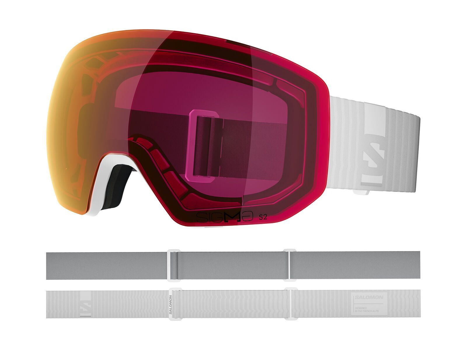 Salomon Radium Pro S, Sigma Poppy Red / white - Bild 5