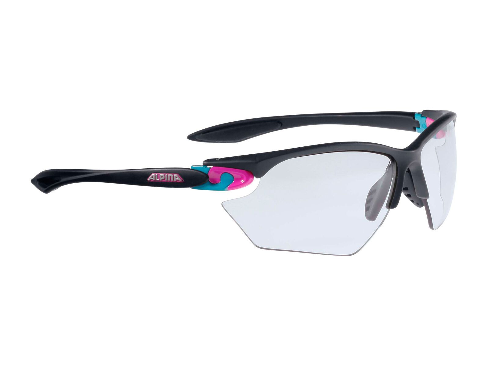 Alpina Twist Four S VL+, black matt pink blue/Lens: varioflex+ black - Bild 1