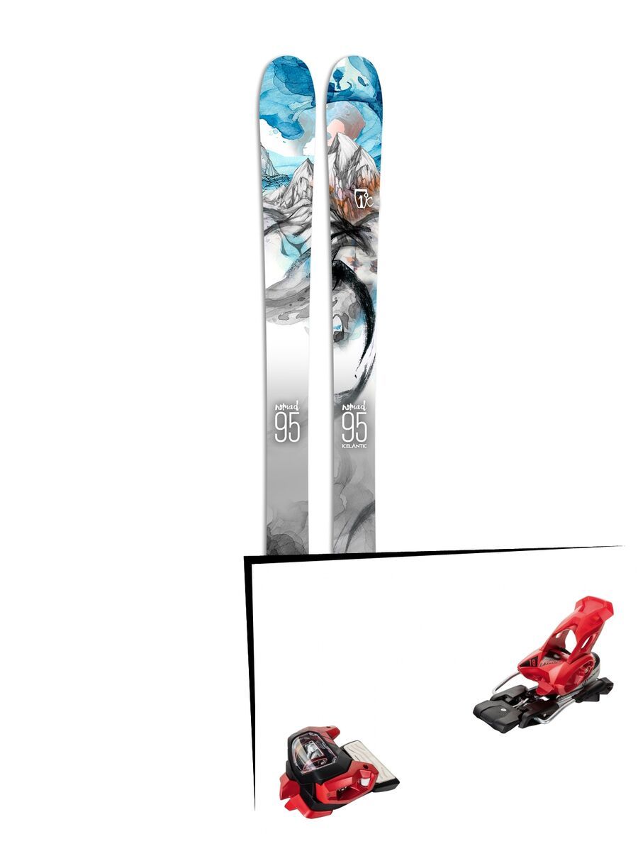 Set: Icelantic Nomad 2017 + Tyrolia Attack² 18 X GW (2020442) - Bild 1