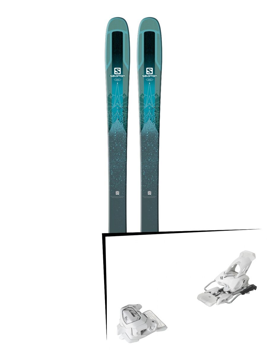 Set: Salomon QST Lumen 99 2018 + Tyrolia Attack² 12 GW matt white - Bild 1