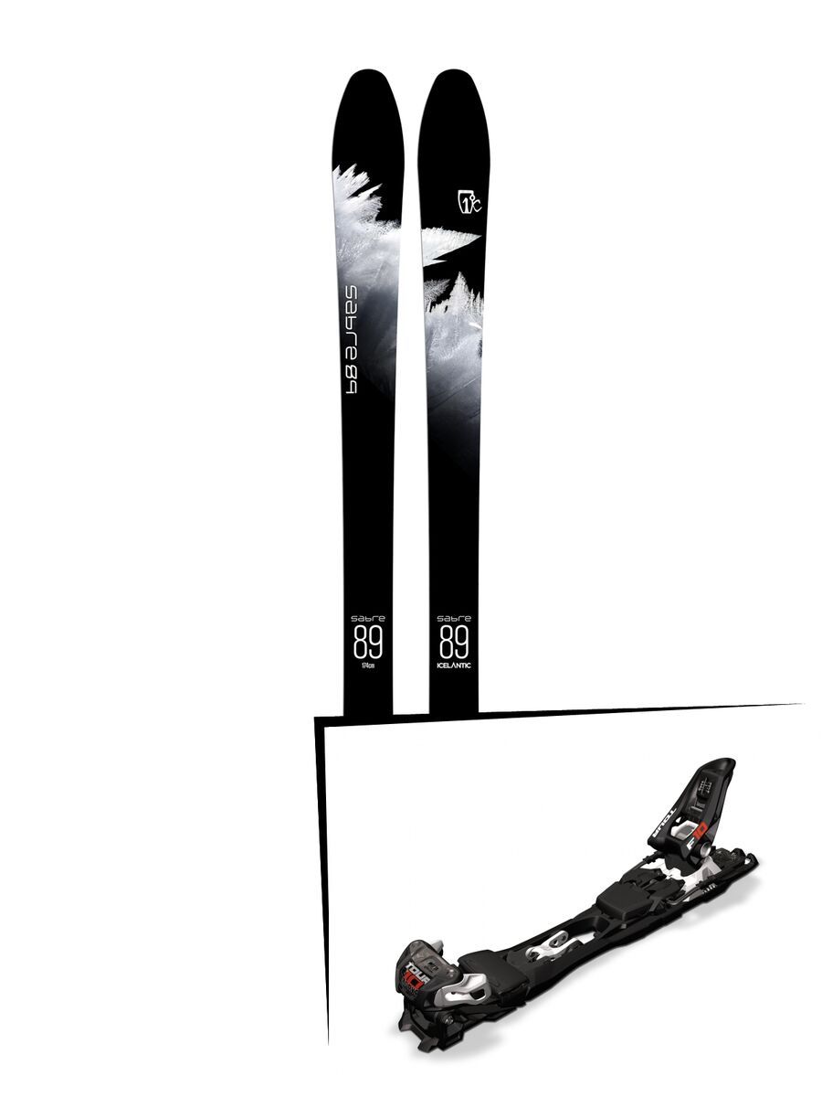 Set: Icelantic Sabre 89 2018 + Marker F10 Tour black/white - Bild 1
