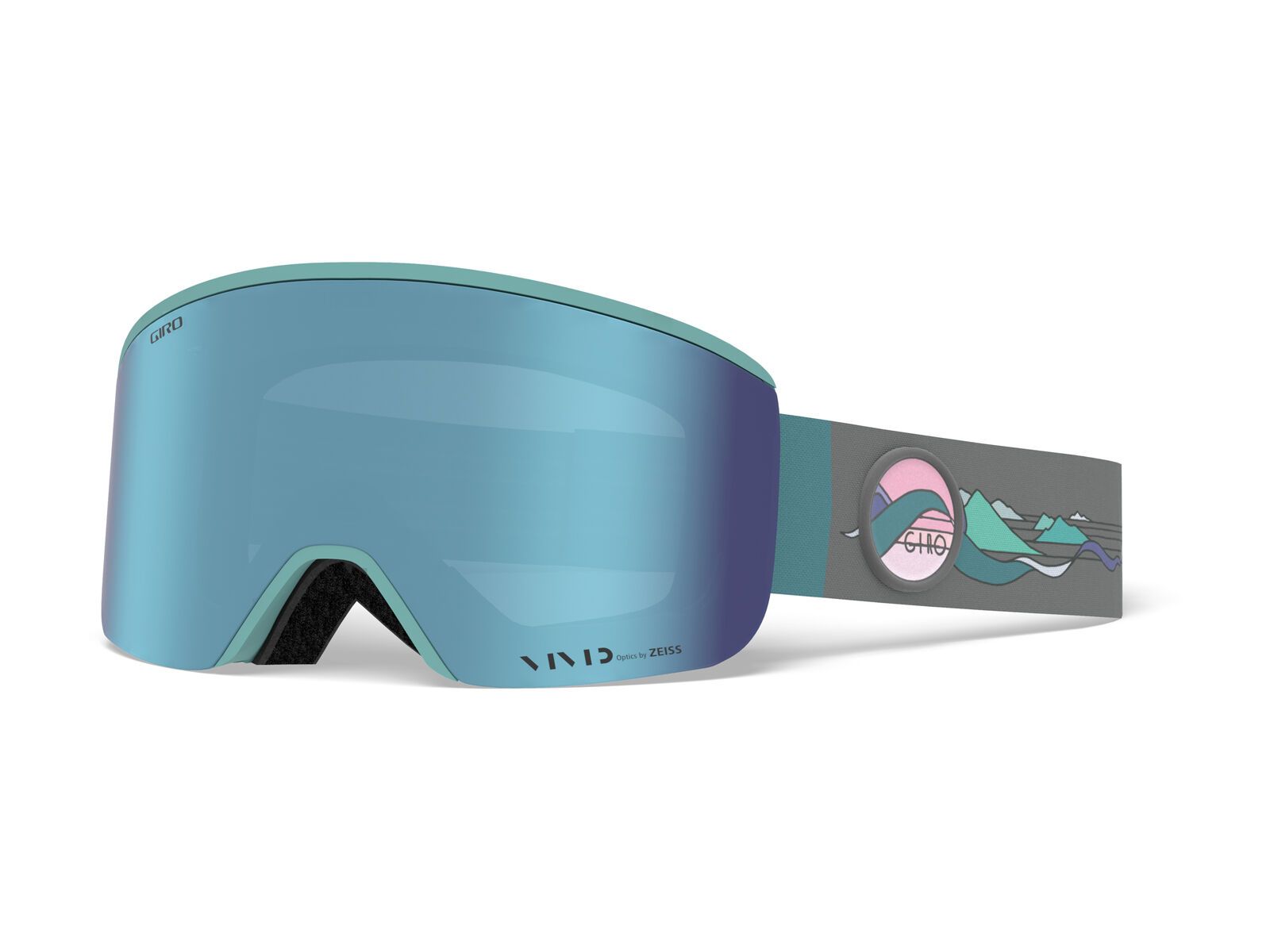 Giro Ella inkl. WS, hannah eddy/Lens: vivid royal/infrared - Bild 1