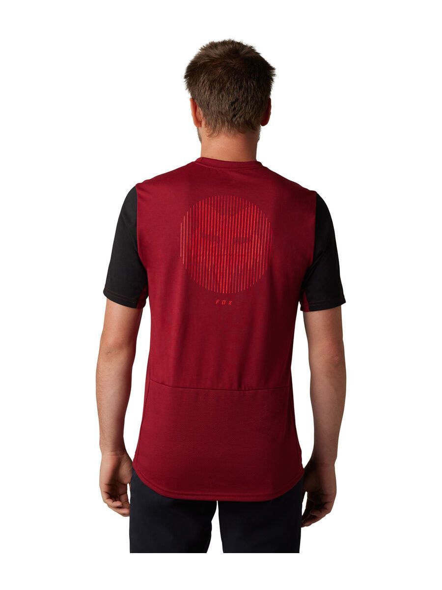 Fox Ranger Drirelease SS Jersey Race, bordeaux - Bild 3