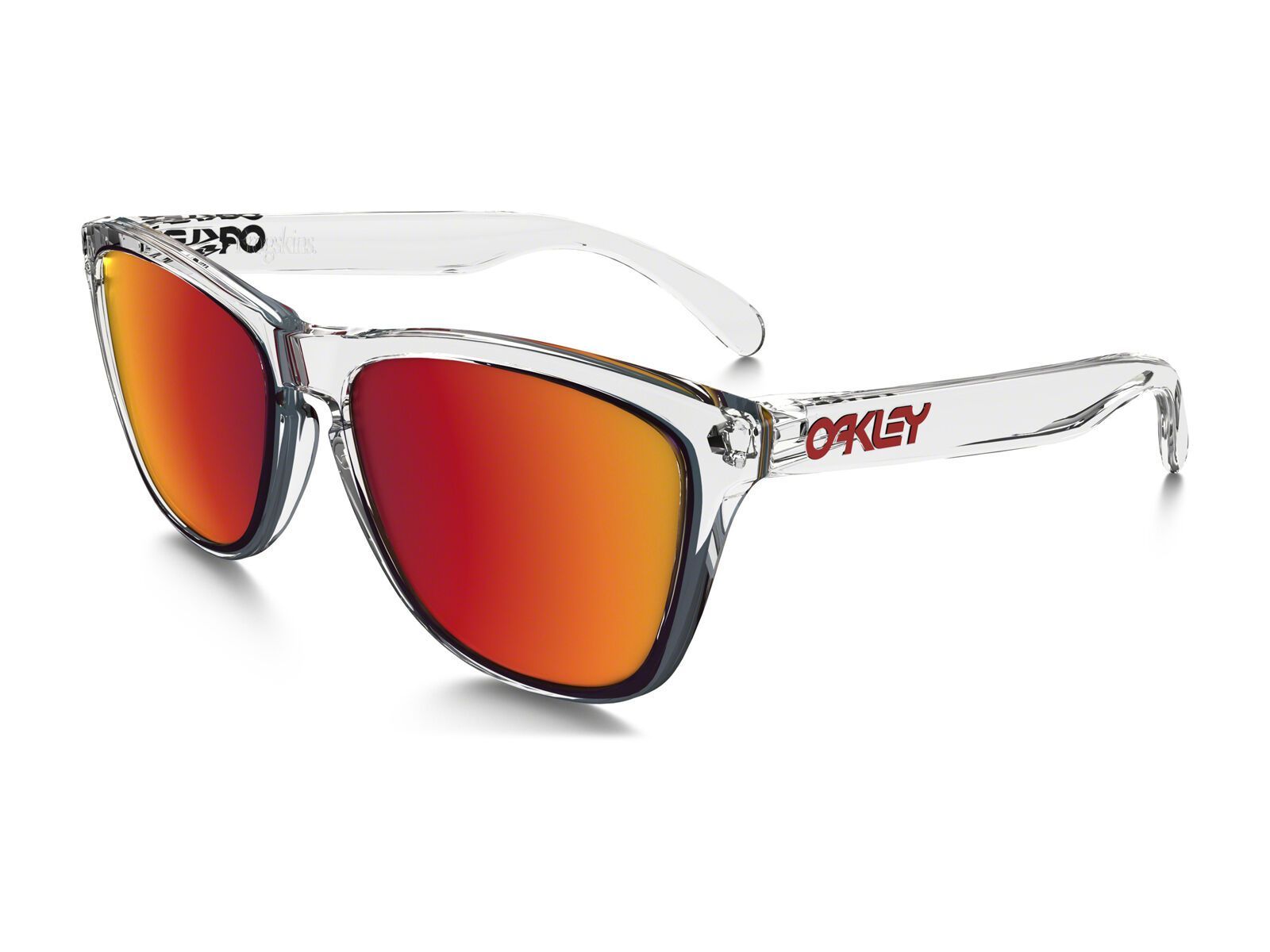 Oakley Frogskins, polished clear/Lens: torch iridium - Bild 1