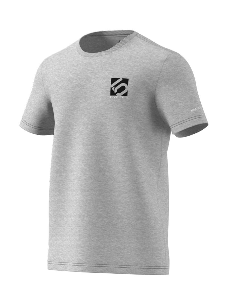 Five Ten Heritage Logo Tee, medium grey heather - Bild 1