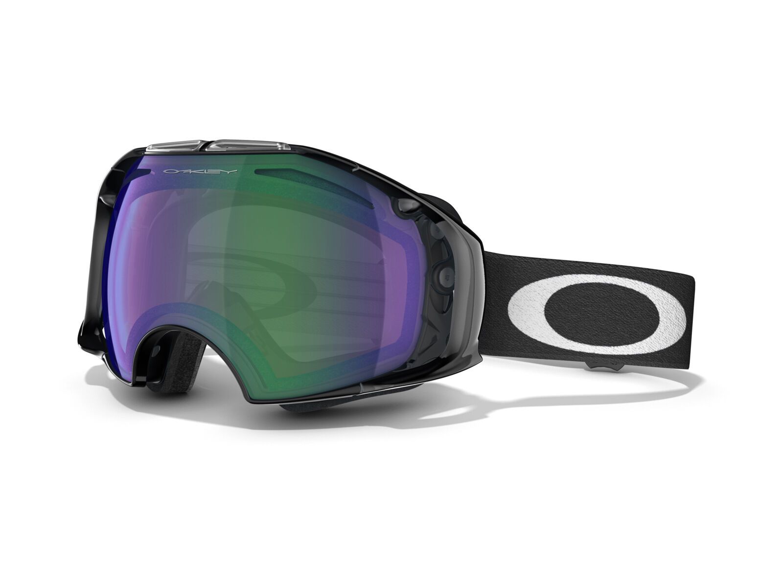 Oakley Airbrake, jet black/Lens: prizm jade iridium & dark grey - Bild 1