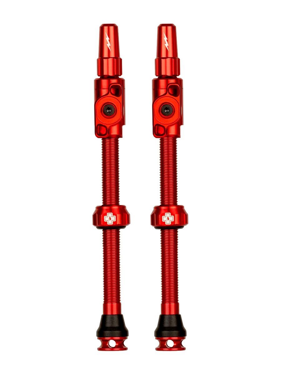 Muc-Off Big Bore Lite Tubeless Valves - 70 mm, red - Bild 1