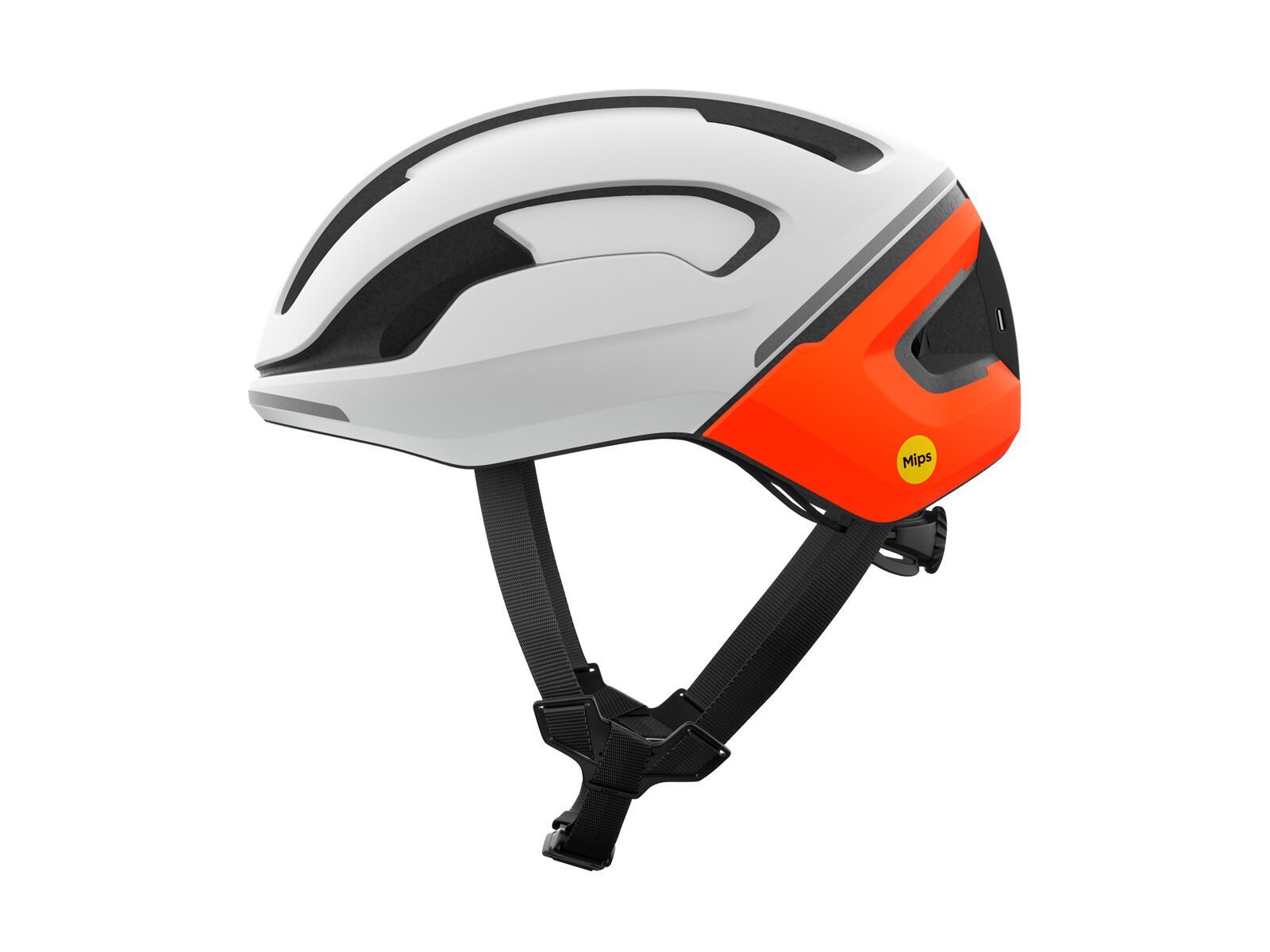 POC Omne Beacon MIPS, hydrogen white/fluo orange matt - Bild 1