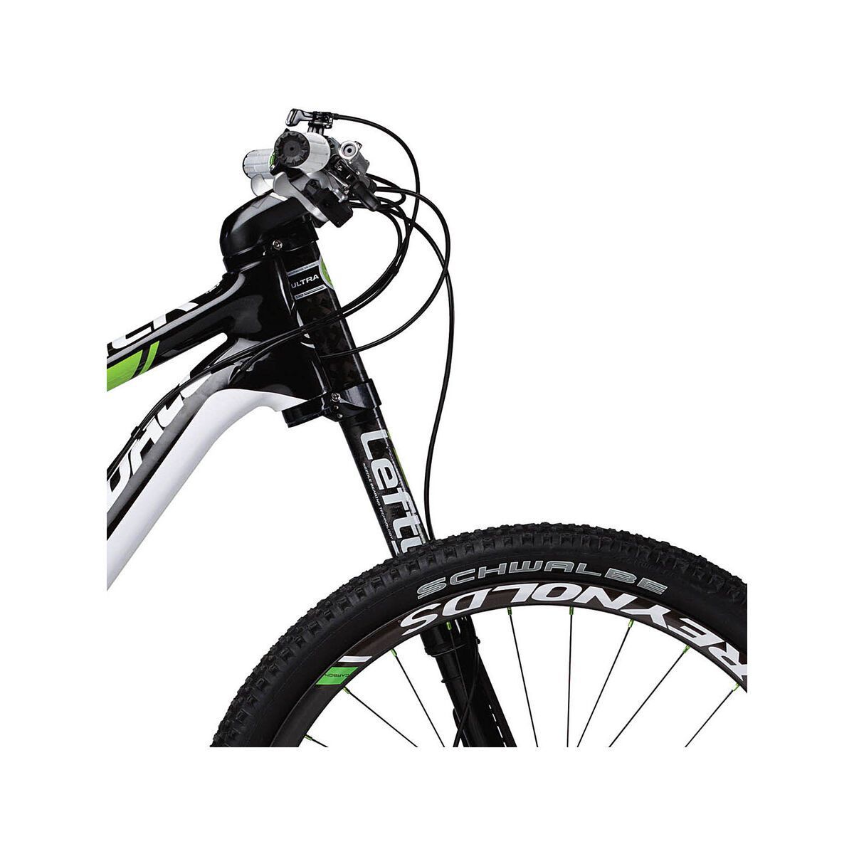 *** 2. Wahl *** Cannondale Trigger Carbon 1 2013, exposed carbon w/ magnesium white and bersker green accents gloss - Mountainbike | Rahmenhöhe M // 45,7 cm - Bild 5