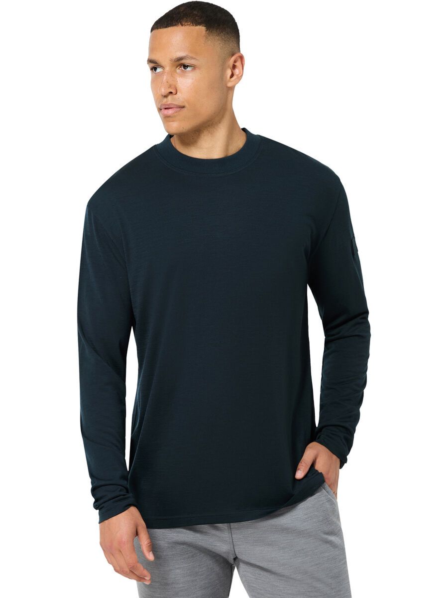 super.natural Casual Rib Bio J LS Herren, blueberry - Bild 5