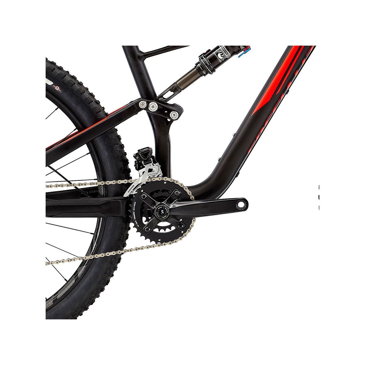 Specialized Stumpjumper FSR Comp 650b, satin black/rocket red - Bild 3