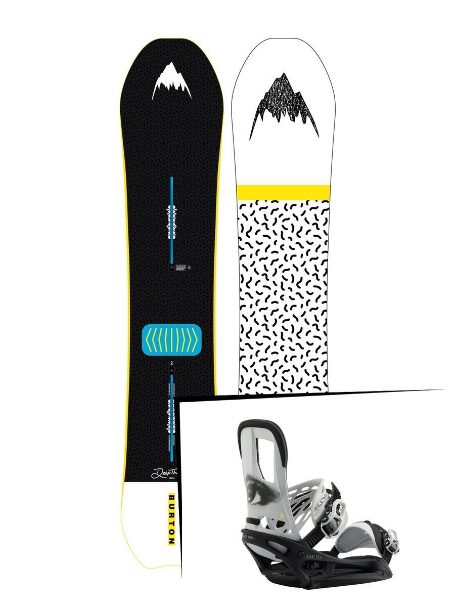 Set: Burton Deep Thinker 2019 +  Cartel EST (2218393S) - Bild 1