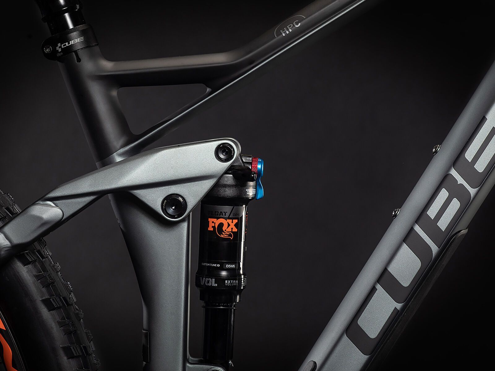 Cube Stereo 120 HPC TM 29, flashgrey´n´orange