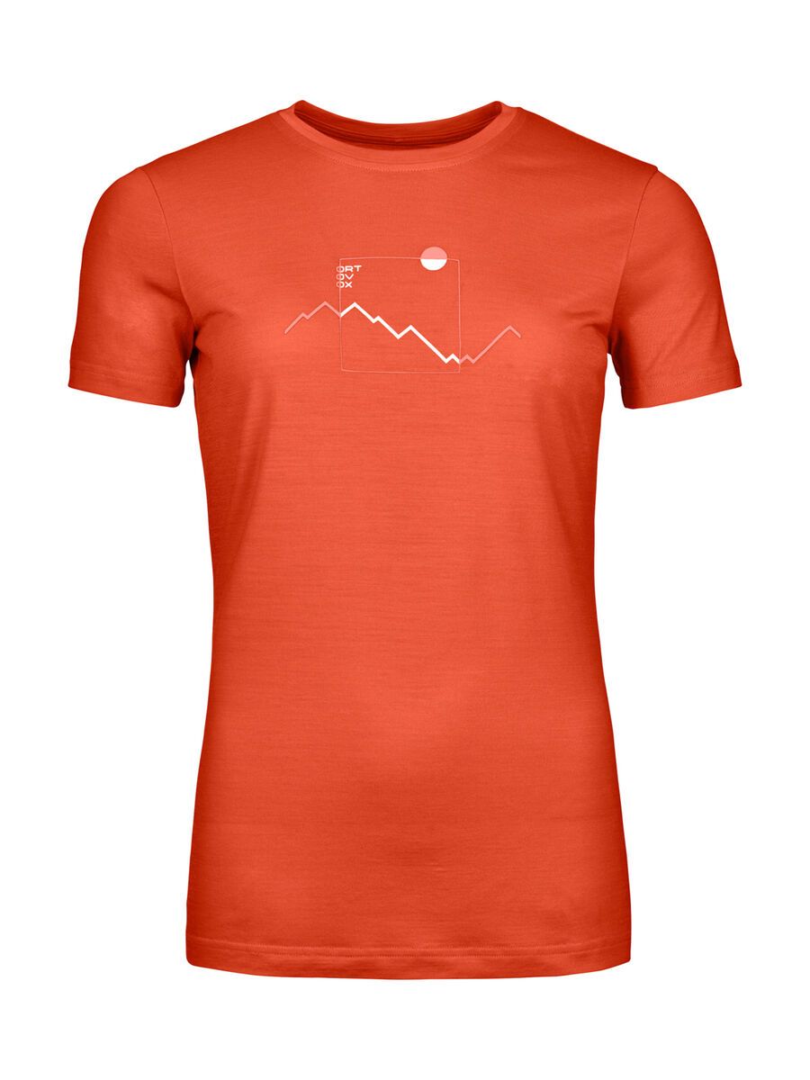 Ortovox 150 Merino Cool Peak Focus TS W, sunset orange - Bild 1