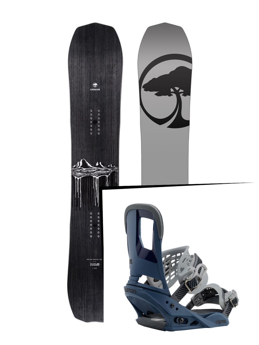 Set: Arbor Iguchi Pro Camber 2017 + Burton Cartel (1712706S) - Bild 1