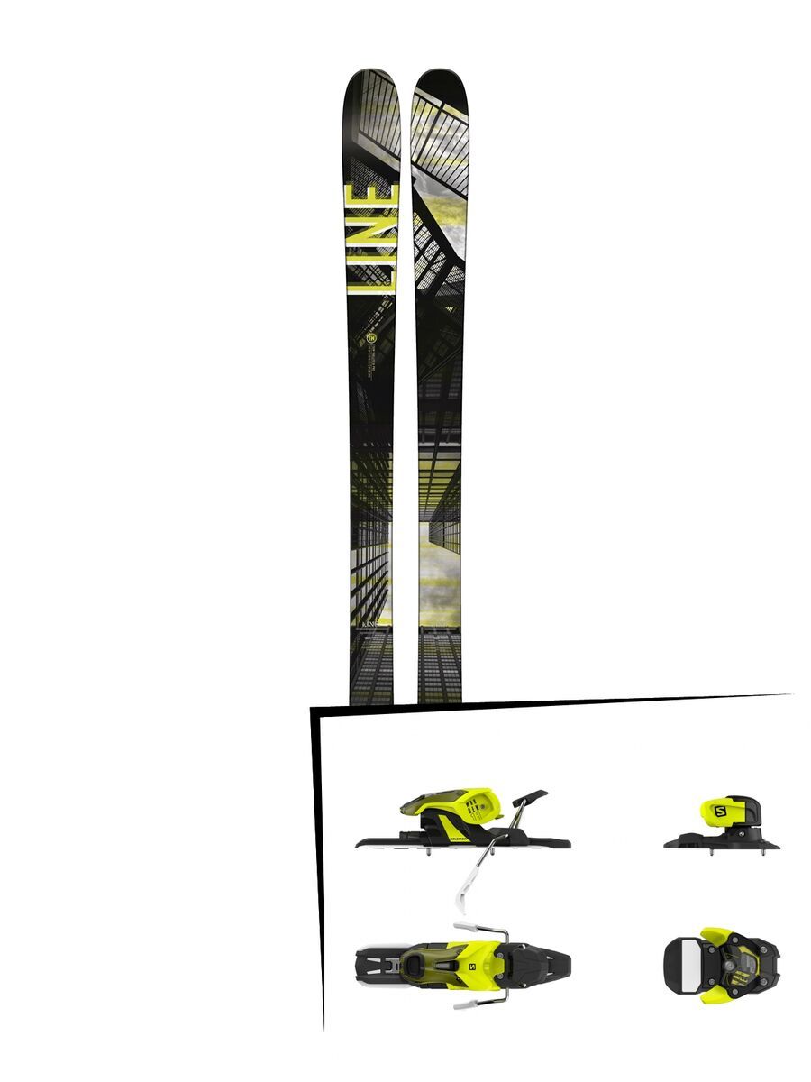 Set: Line Tom Wallisch Pro 2018 + Salomon Warden 11 yellow/black - Bild 1