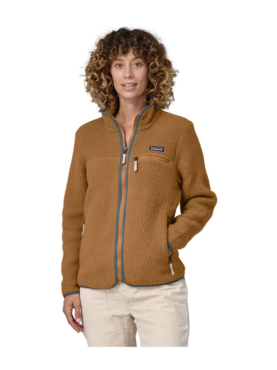 Patagonia Women's Retro Pile Jacket, nest brown w/nouveau green - Bild 2