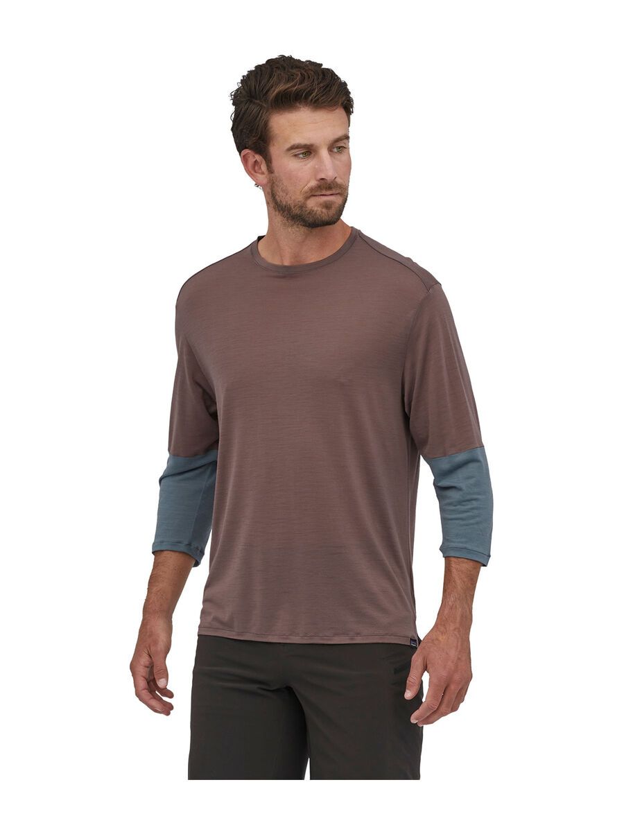 Patagonia Men's Merino 3/4-Sleeved Bike Jersey, dusky brown - Bild 3