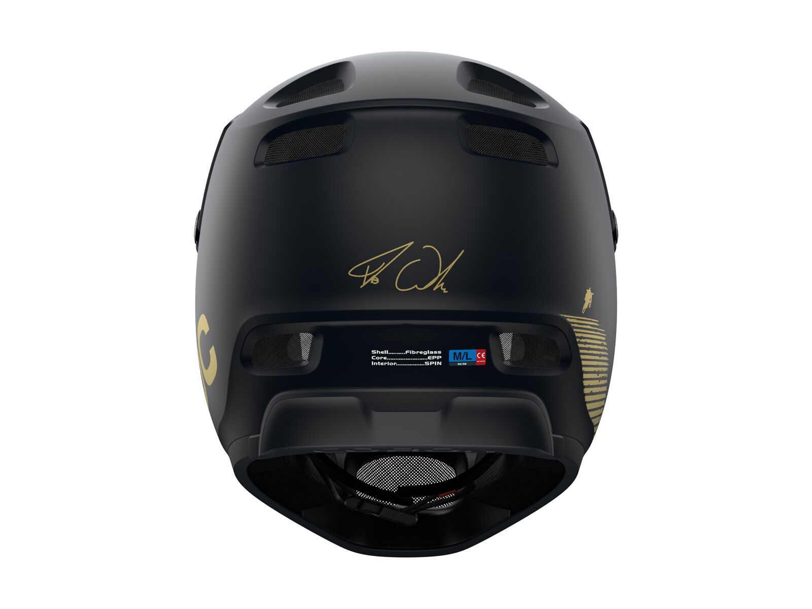 POC Coron Air SPIN Fabio Wibmer Ed., uranium black matt/gold - Bild 4