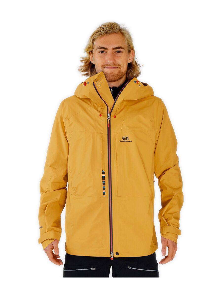 Elevenate Men's Free Tour Shell Jacket, mineral yellow - Bild 2