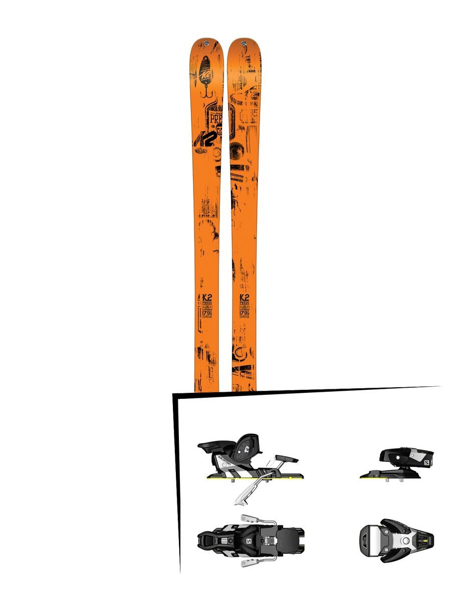 K2 SKI Set: Press 2016 + Salomon STH2 WTR 13 - Bild 1