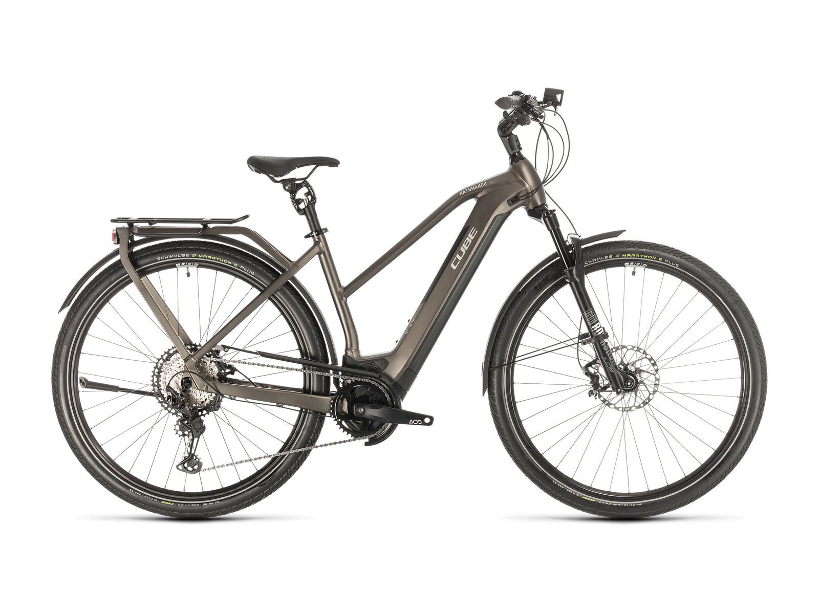 Cube Kathmandu Hybrid SLT Trapeze, teak´n´silver - Bild 1